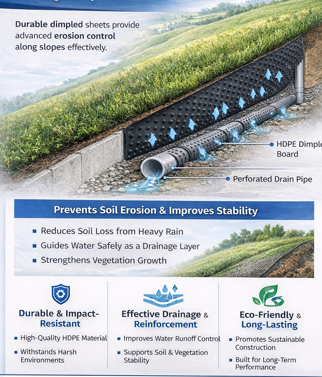 Why HDPE Dimple Boards are Essential - Indokon